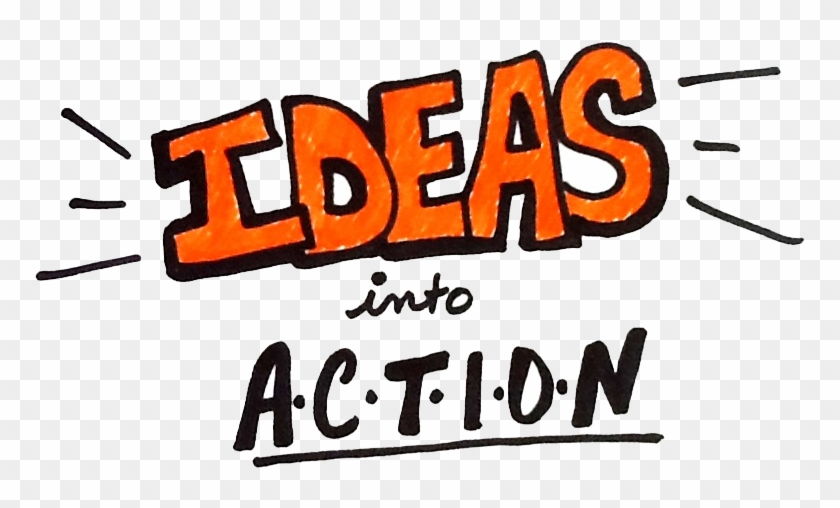 Business Idea Action Plan Icon - Put Ideas Into Action Clipart