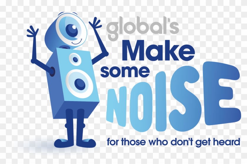 Global's Make Some Noise Logo Png - Make Some Noise Charity Clipart #1439579