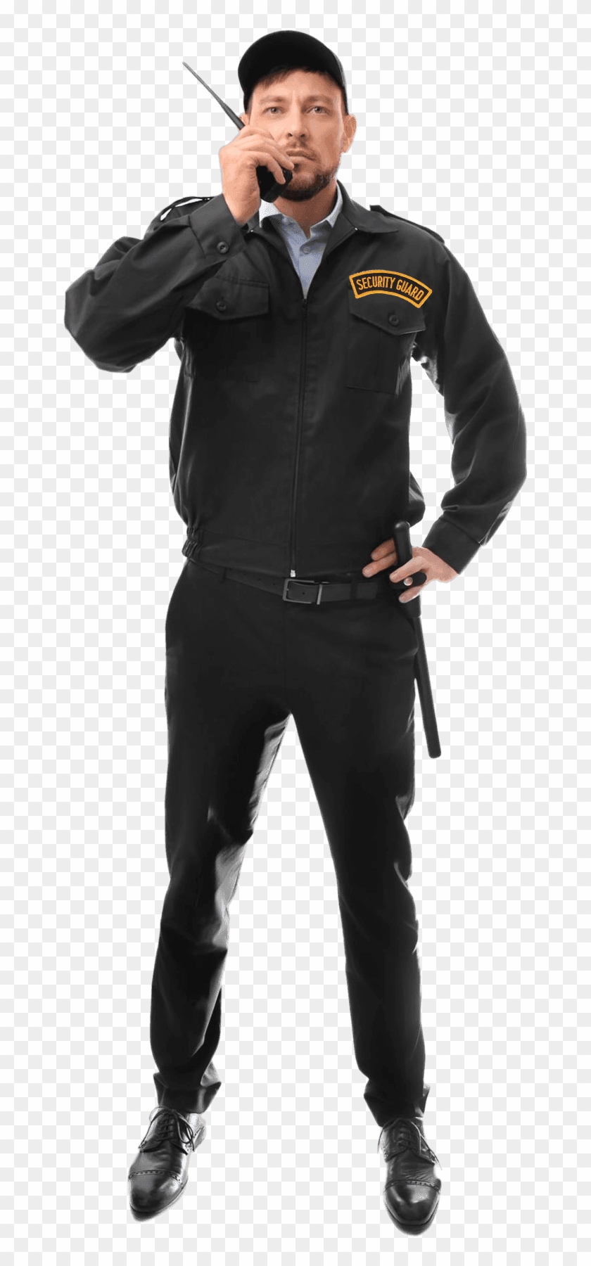 Uniformed Security Guard - Mackage Dixon F5 Navy Clipart #1439875