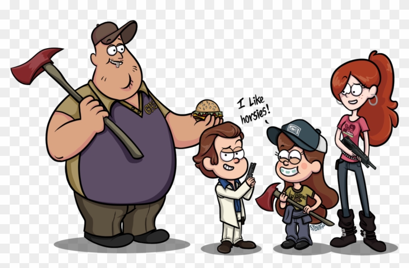 5 Left 4 Dead 2 Mabel Pines Dipper Pines Cartoon Mammal - Gravity Falls Dipper Dead Clipart #1440891