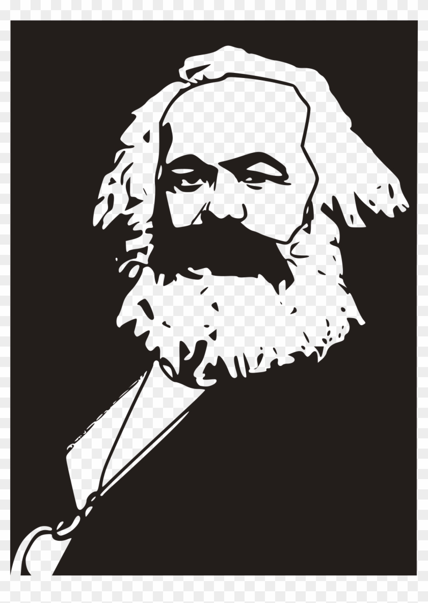 Marxism Socialism Economics Capitalism Philosopher - Karl Marx Line Art Clipart