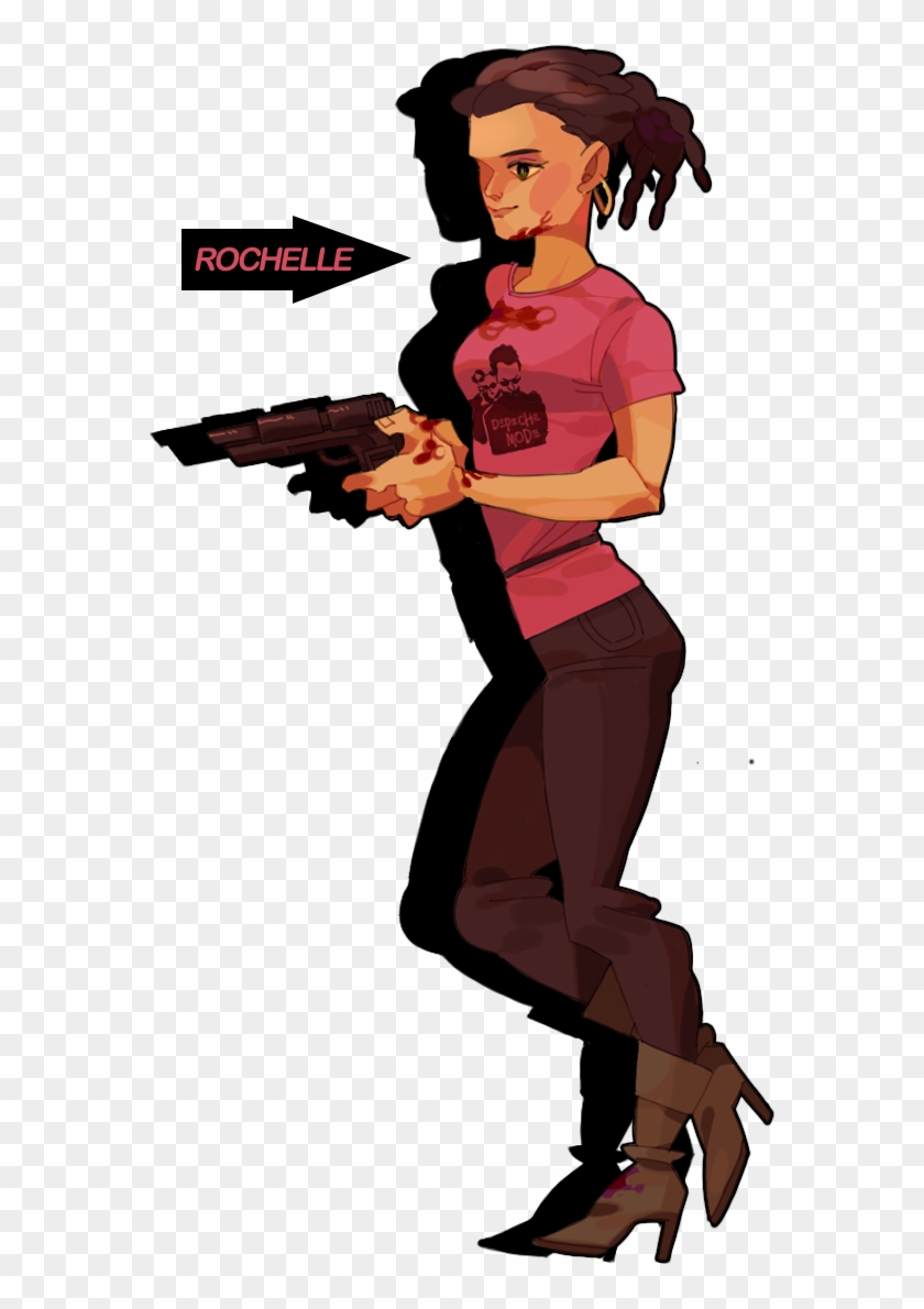 Nick Rochelle Left 4 Dead 2 Coach Ellis Air Gun Clipart Pikpng