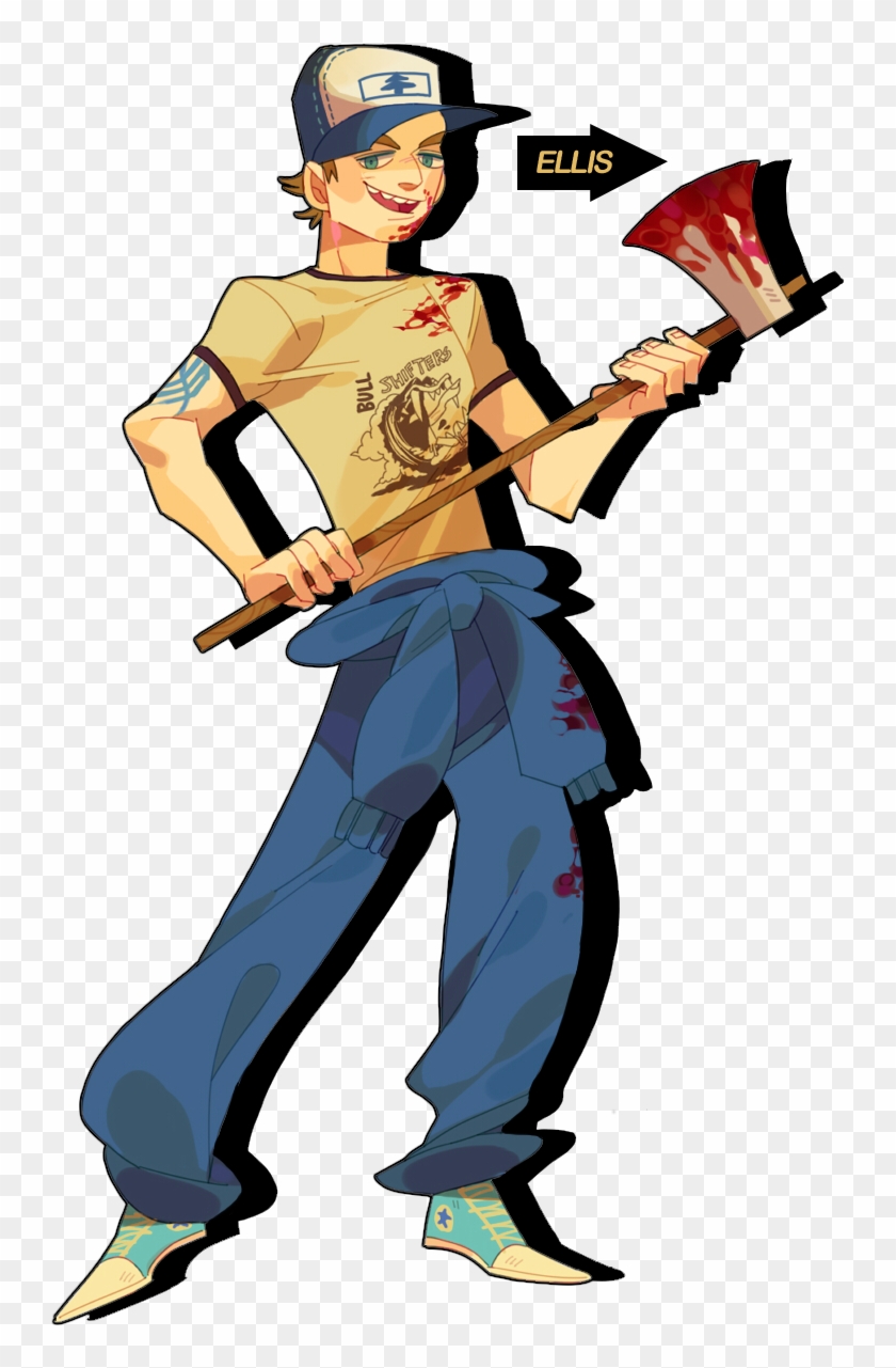 Nick Rochelle Left 4 Dead 2 Coach Ellis - Left 4 Dead 2 Ellis Y Clipart