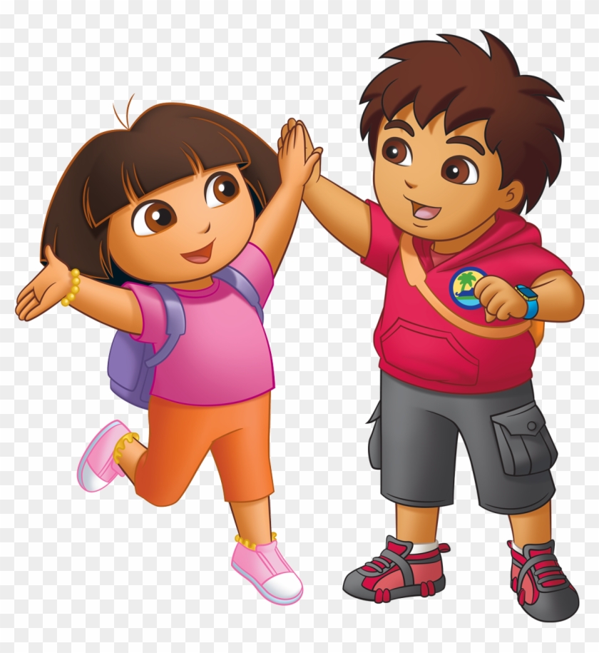Image High Five Png - Diego Go E Dora Clipart #1441114