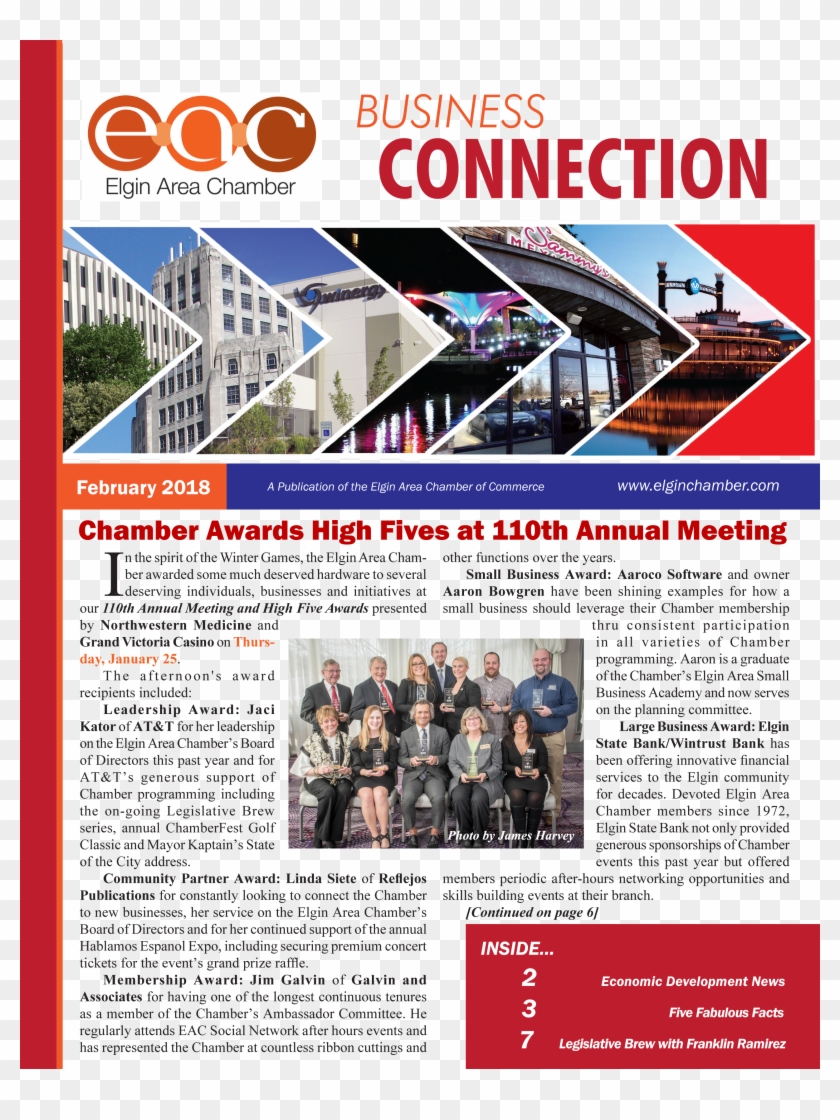 Elgin Area Chamber High Five Award - Flyer Clipart #1441262