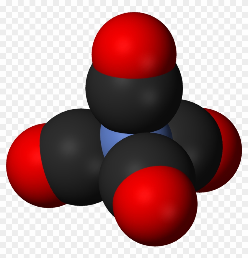 Nickel Carbonyl 3d Vdw - Niquel Molecula Clipart #1441436