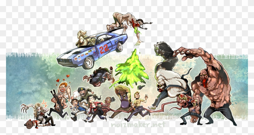Left 4 Dead 2,left 4 Dead,игры,своя Атмосфера,кликабельно - Left 4 Dead Art Clipart #1441437