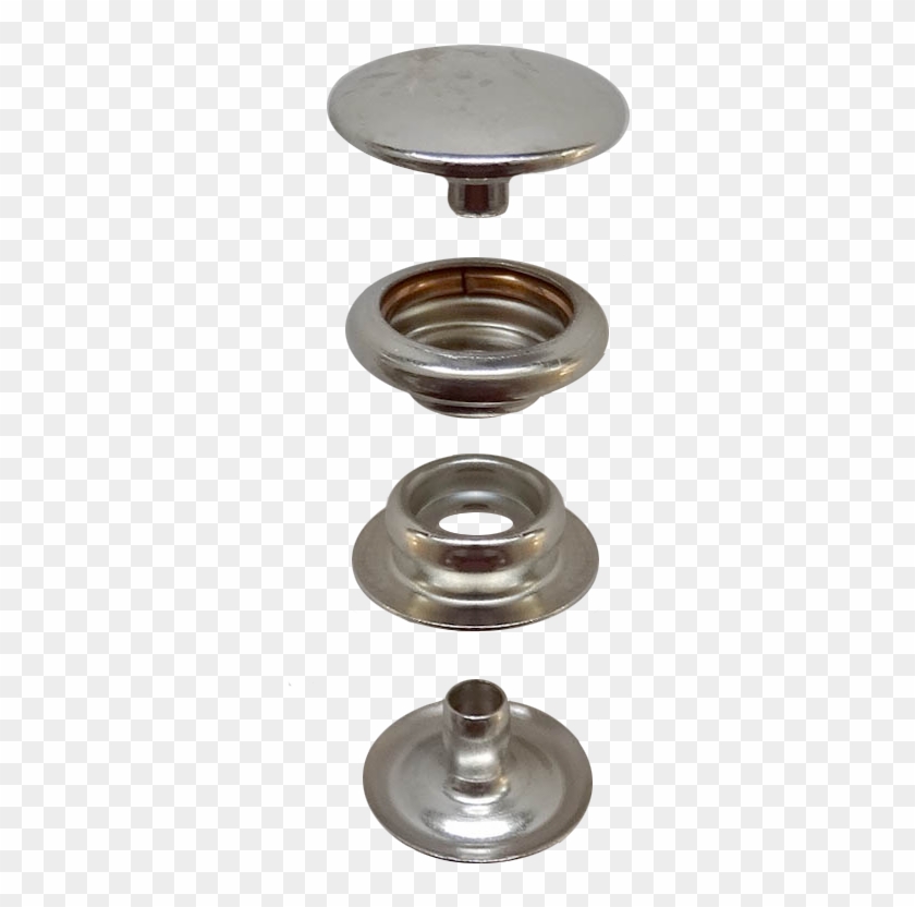 Nickel Plated Brass Snap Sets - Table Clipart