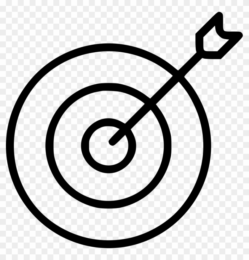 Png File Svg - Arrow Dart Board Icon Clipart #1442325