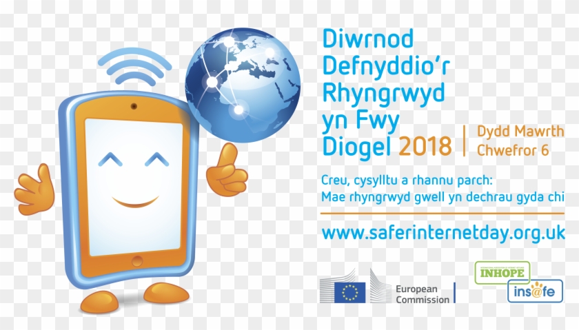 Also Available In Welsh - Safer Internet Day Clipart #1442745