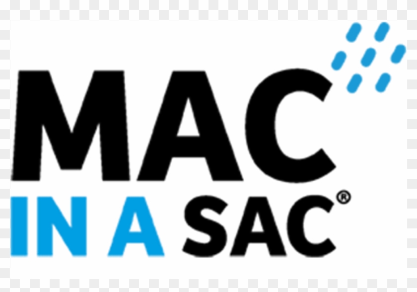 Mac In A Sac - Electric Blue Clipart