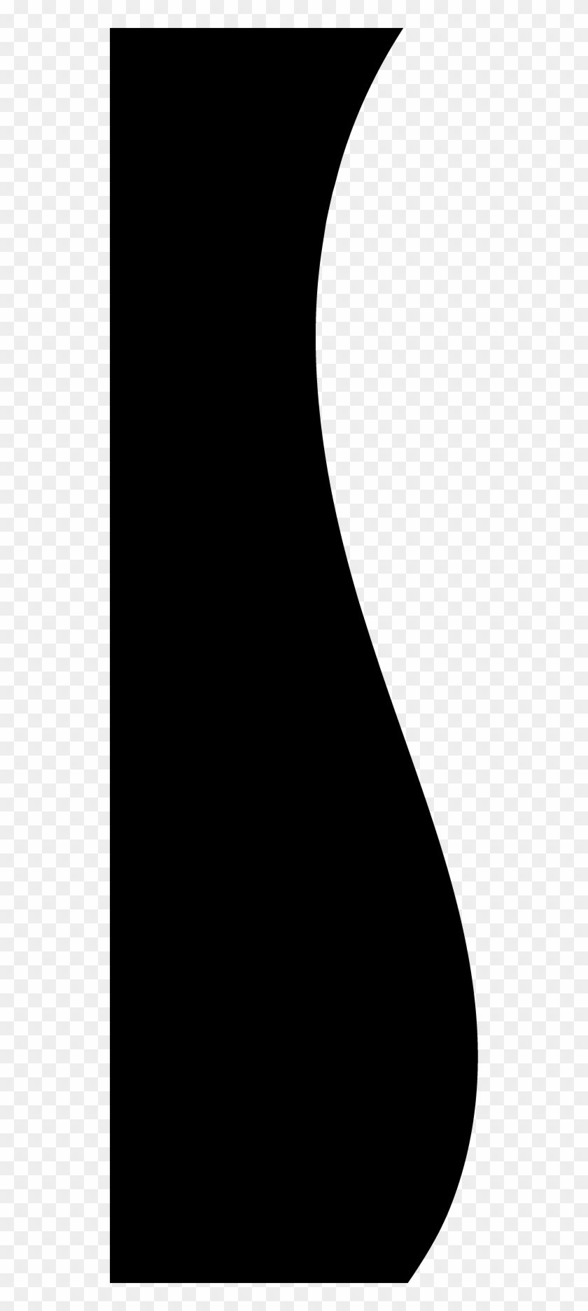 Grayscale 4 X 6, Download - Black Curve Png Clipart