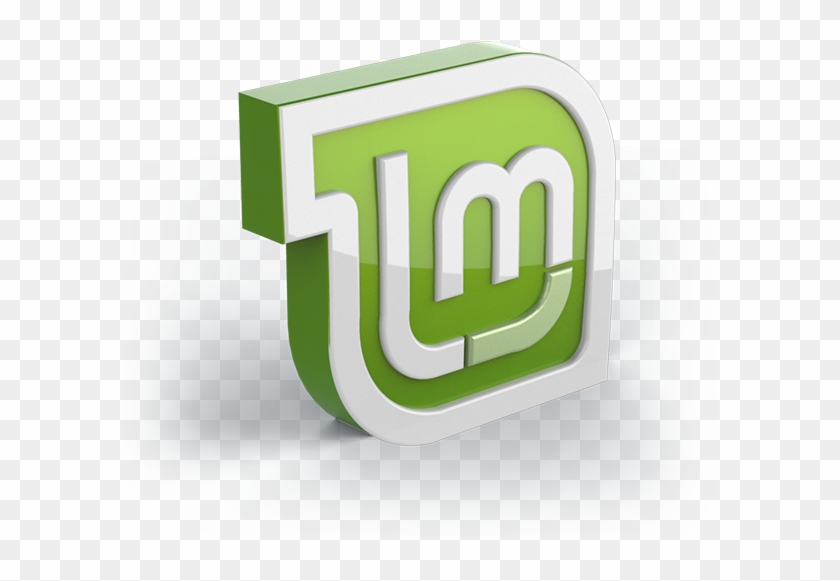 A 3d Linux Mint Logo - Graphic Design Clipart #1443500