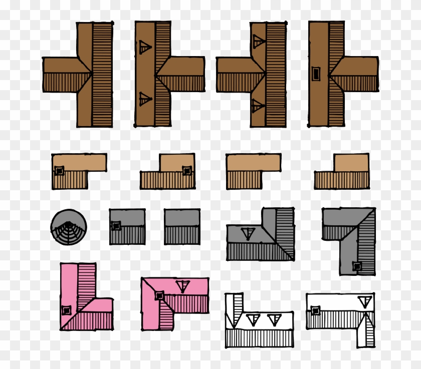 Some More Complex Building Shapes Hexagon Game, Home - Colorfulness Clipart