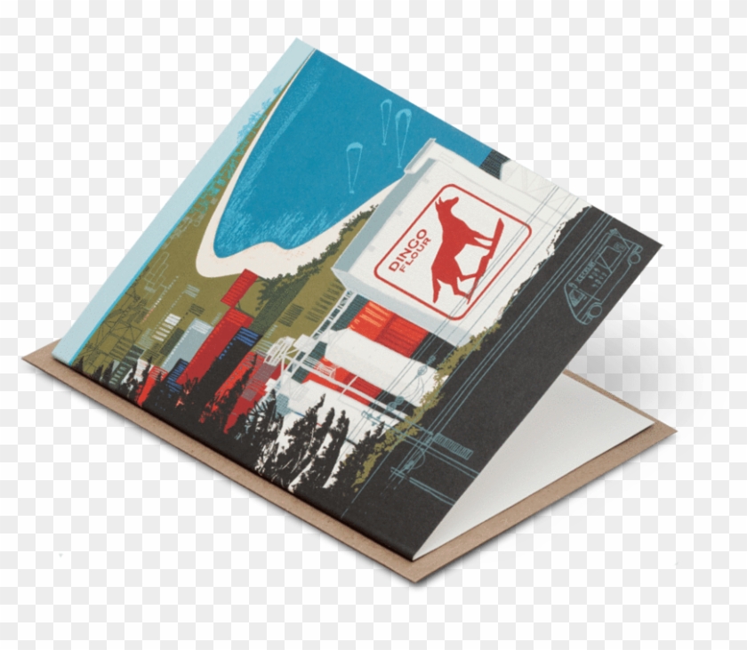 Dingo Flour Mill Fremantle Card - Dingo Flour Sign Clipart