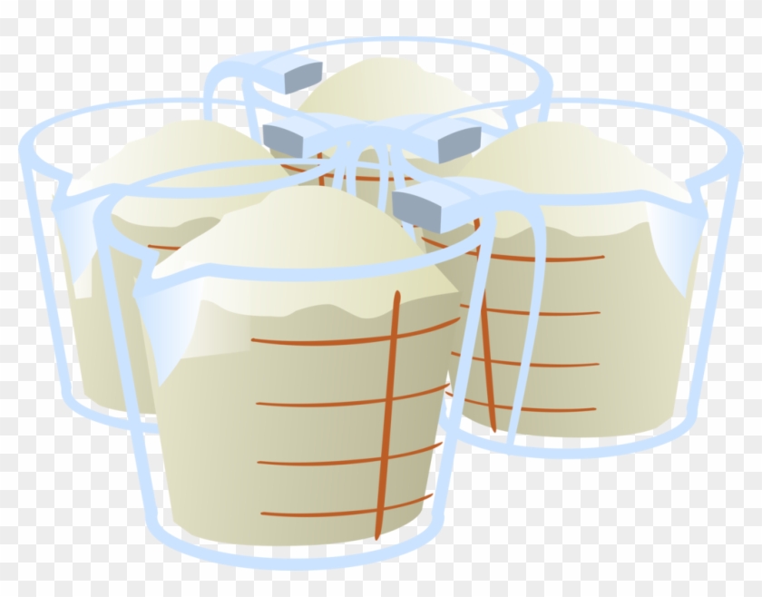 Flour Clipart Flour Mill - Cups Of Flour Clipart - Png Download