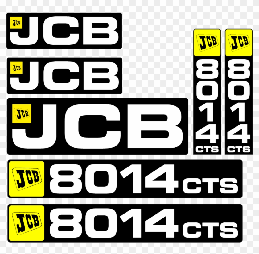 Jcb Decal Set All Things Equipment Png Komatsu Logo - Jcb Stickers Clipart