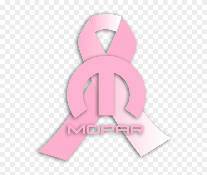 Mopar Breast Cancer Awareness Ribbon - Illustration Clipart #1444480