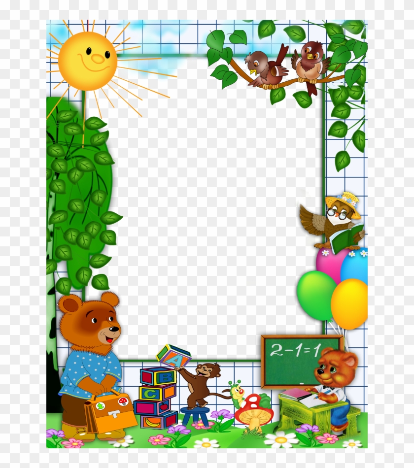 Molduras Tema Escolar Clipart