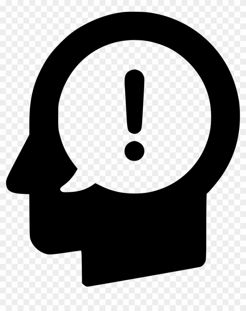 Png File Svg - Thinking Head Icon Png Clipart