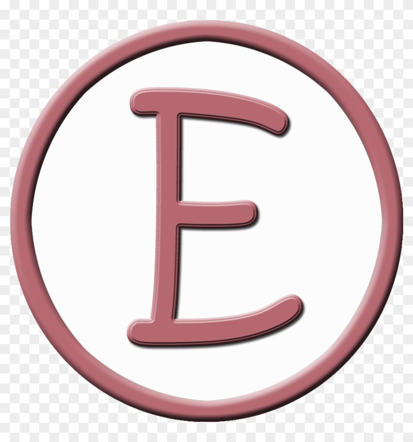 Letter E Png - Circle Clipart