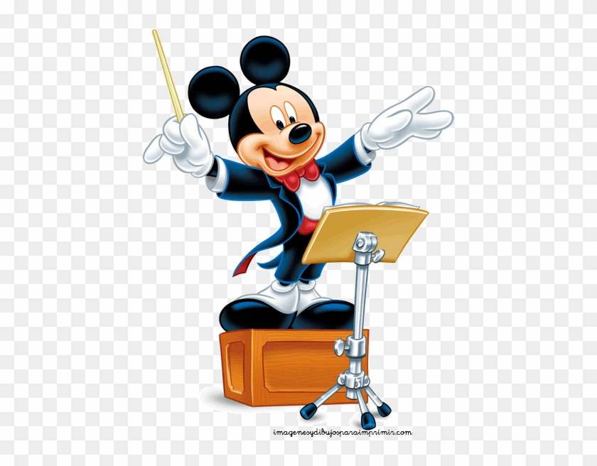 Mickey Mouse Director De Orquesta - Mickey Mouse Conductor Clipart #1445252