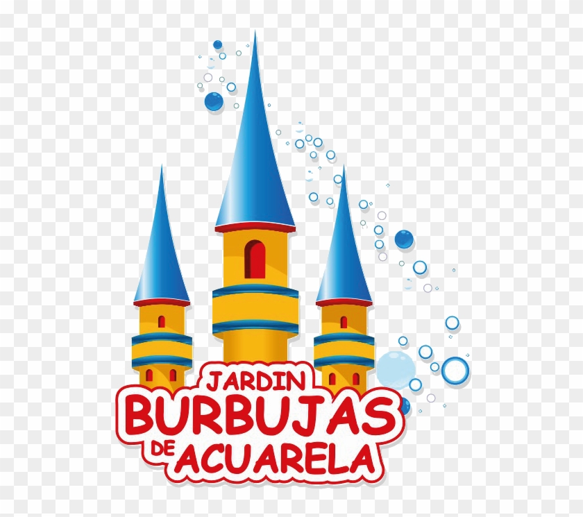 Logo Burbujas - Jardin Burbujas De Acuarela Clipart #1445286