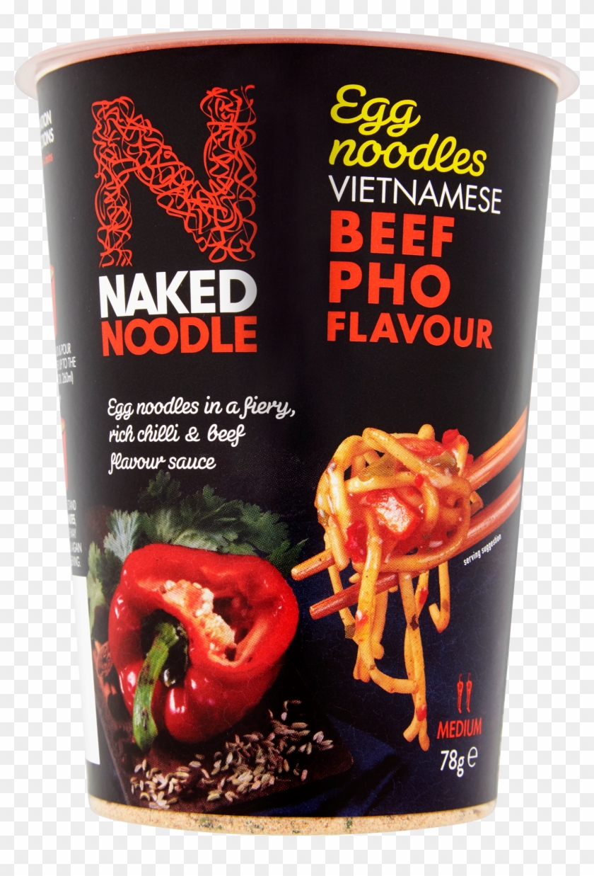 Naked Noodle - Beef Pho Noodle Pot Clipart #1445288