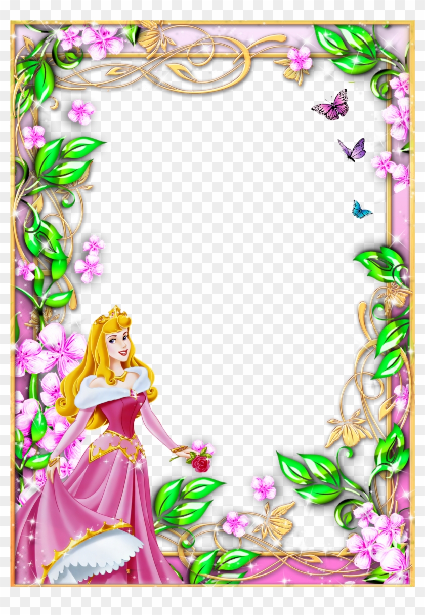 Disney Princess Frame Png Download - Disney Princess Border Design Clipart #1445766