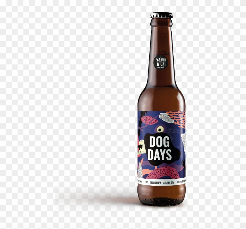 Beercat Dogdays Beer - Beer Bottle Clipart #1445896