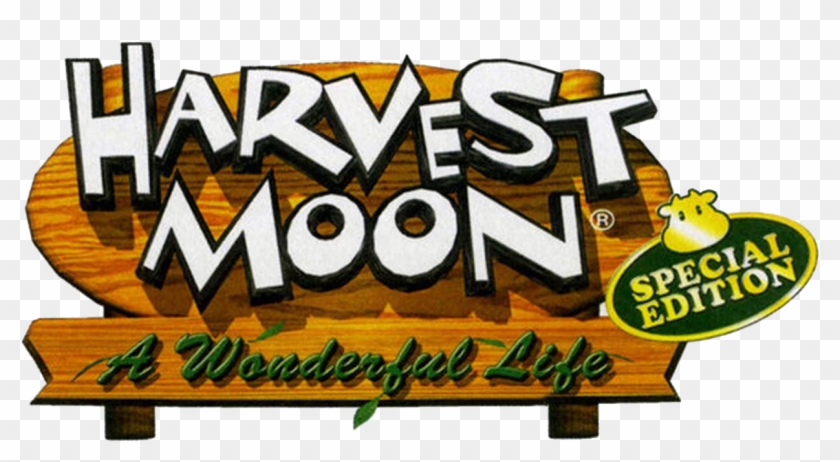 Harvest Moon Logo Png - Harvest Moon A Wonderful Life Special Edition Logo Clipart #1446006