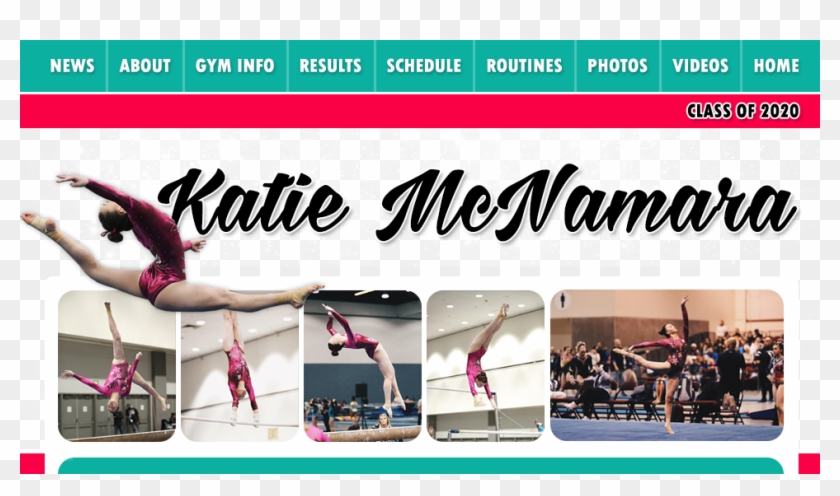 Katherine "katie" Mcnamara Was Born On October 4, 2002 - Artistic Gymnastics Clipart