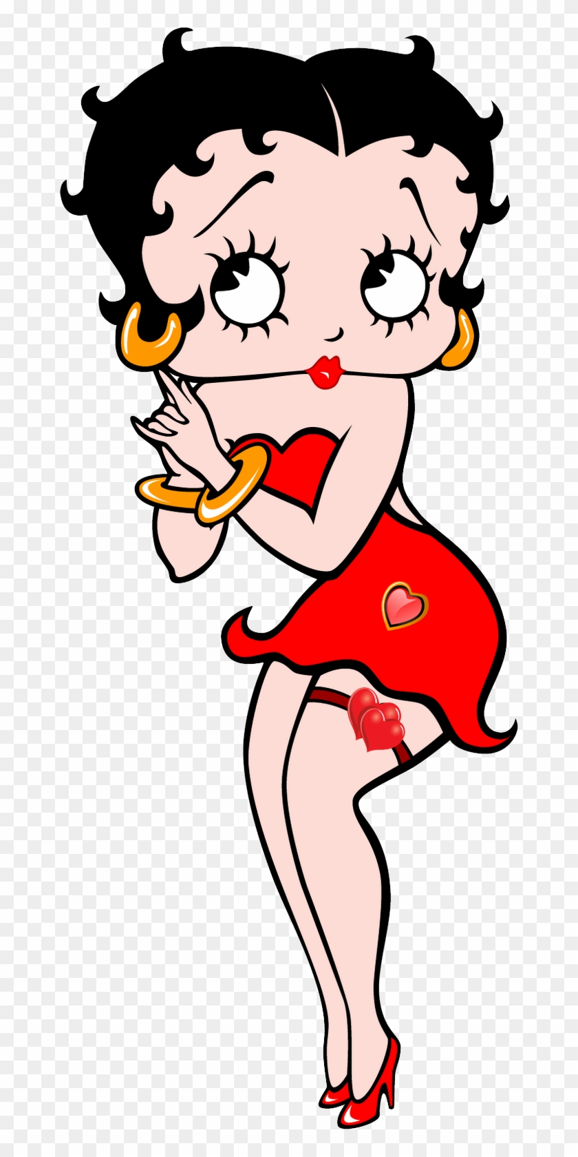 Betty Boop Side - Betty Boop En Png Clipart #1447404