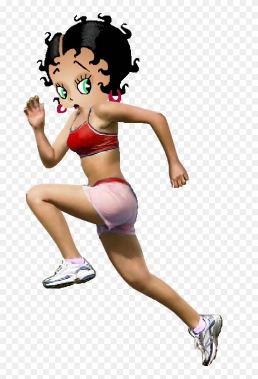Bettybooprunning - Betty Boop Running Clipart