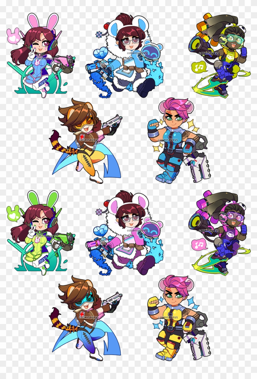 Overwatch Kemonomimi Charms - Kemonomimi Overwatch Clipart #1447894