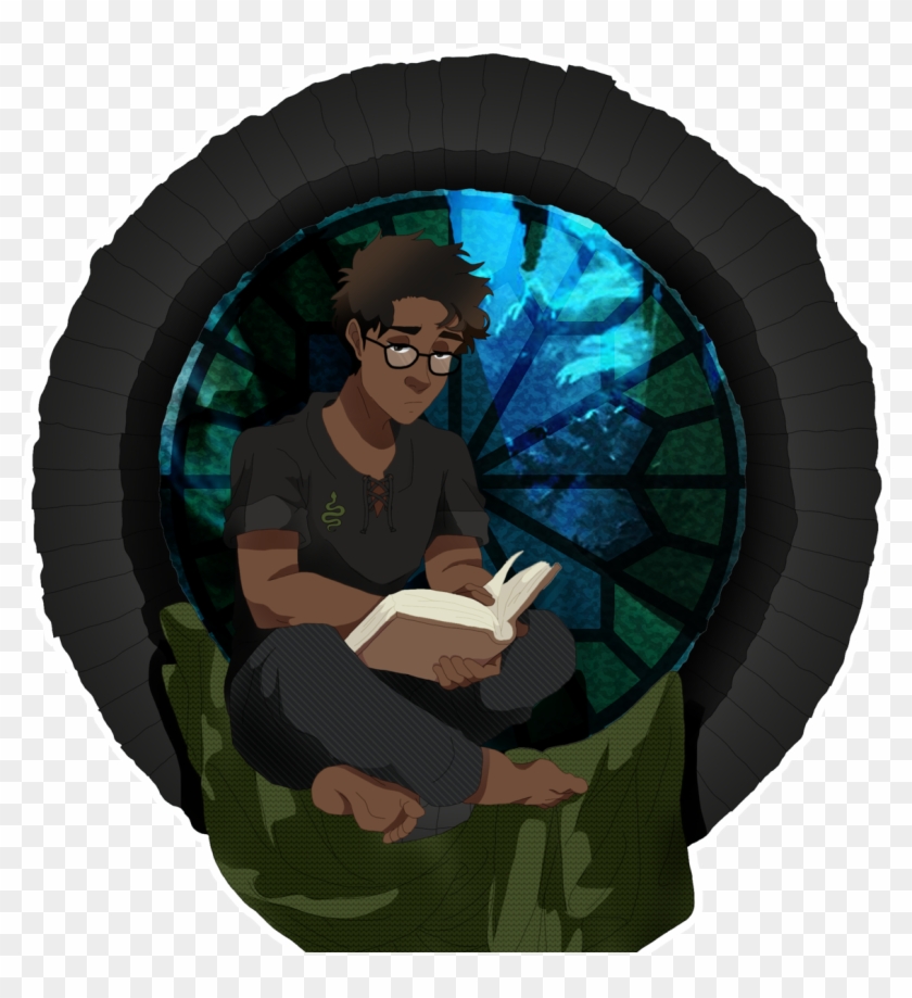 Slytherin Common Room - Sitting Clipart #1447998