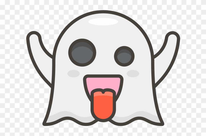 Ghost Emoji - 鬼 Emoji Clipart #1448127