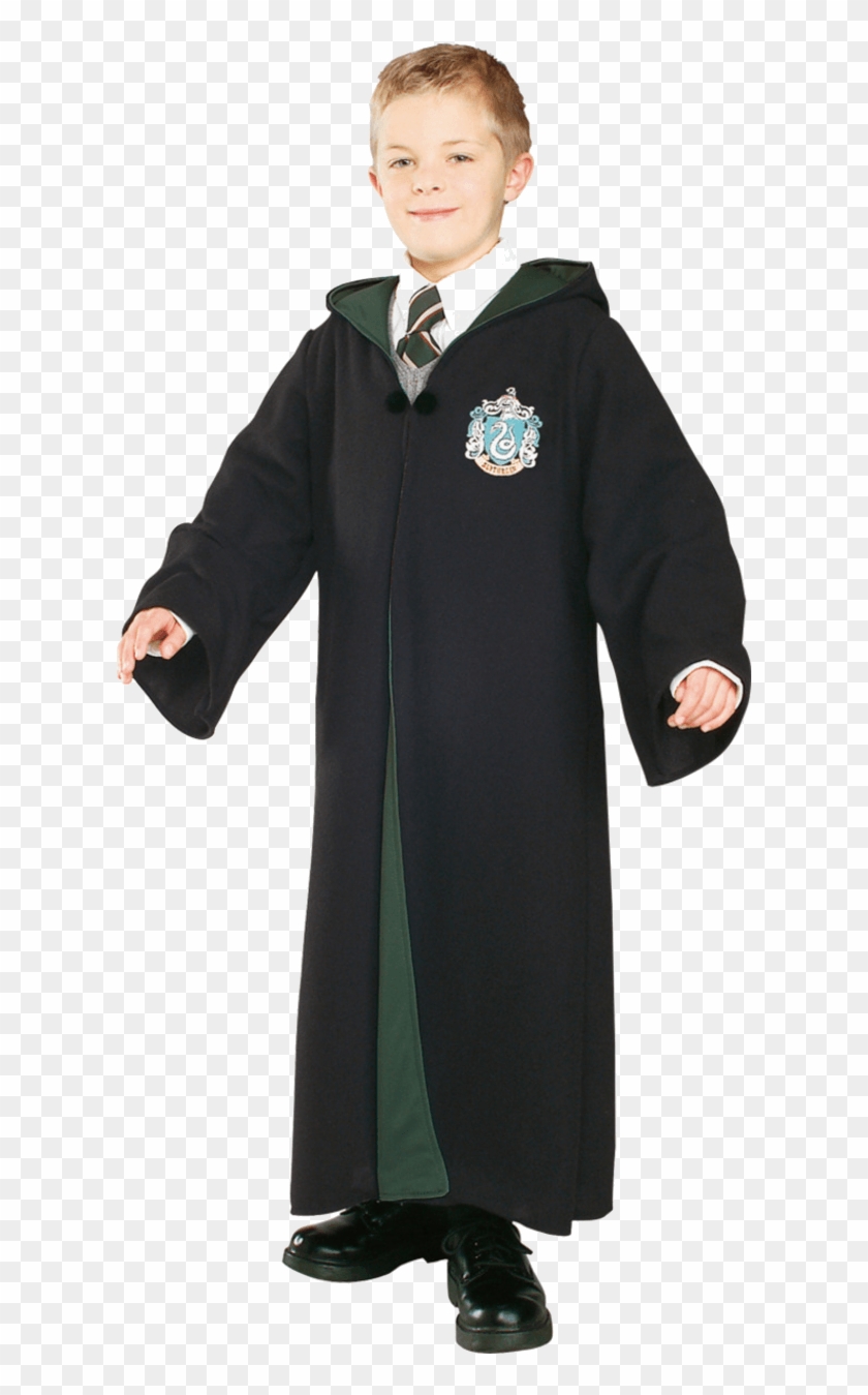 Child Harry Potter Slytherin House Deluxe Robe - Costume Harry Potter Luxury Clipart #1448218