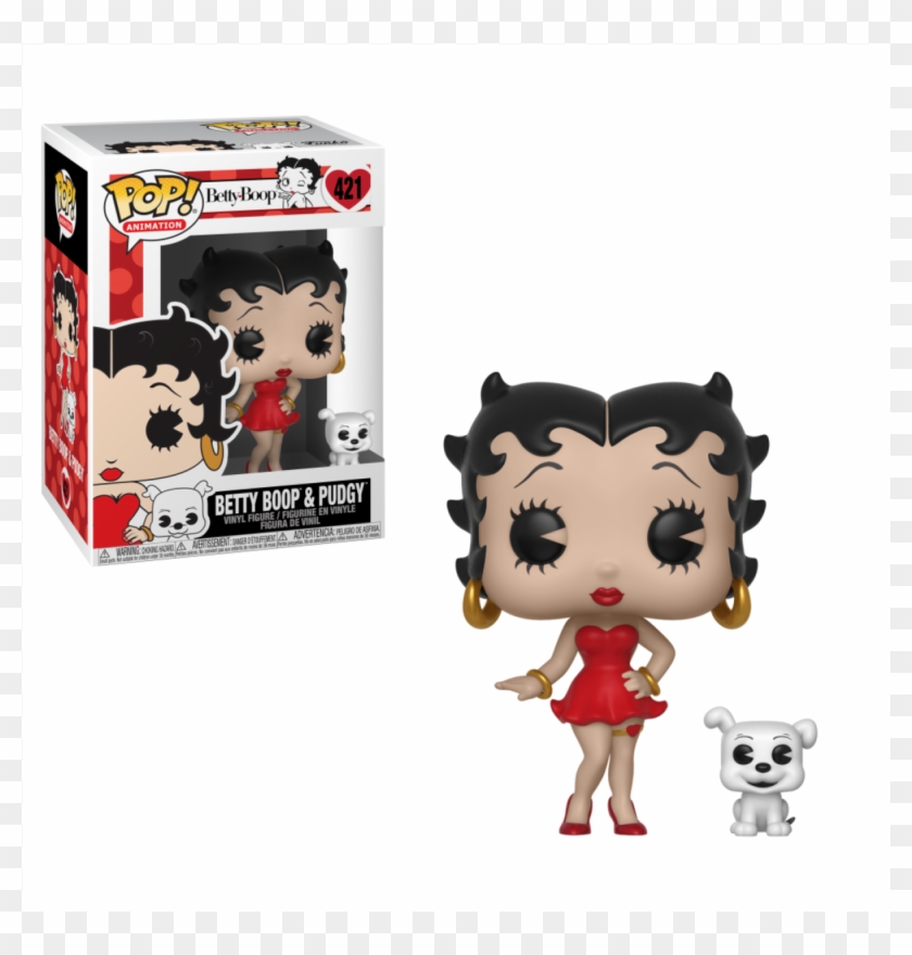 Betty Boop And Pudgy 421 Funko Pop - Funko Clipart #1448240