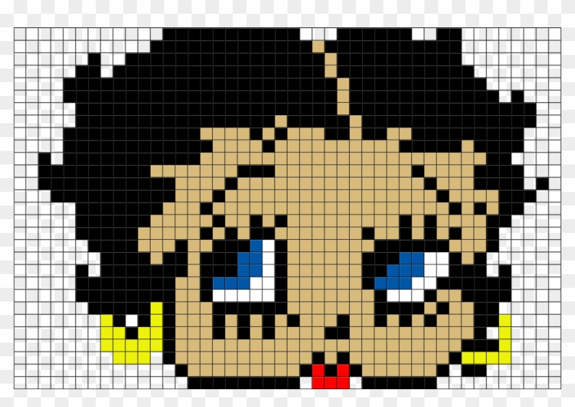 Pixel Art Betty Boop Clipart #1448300