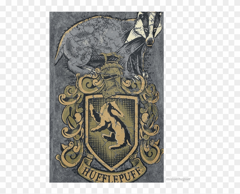 Hufflepuff Crest Clipart #1448376