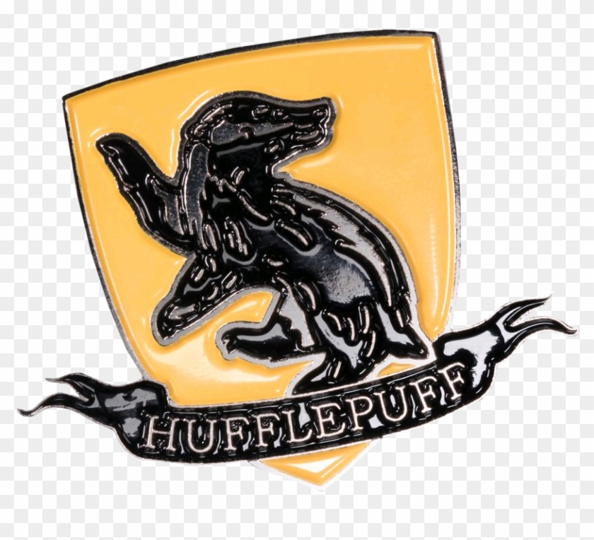 Hufflepuff Emblem Enamel Pin - Mustang Horse Clipart