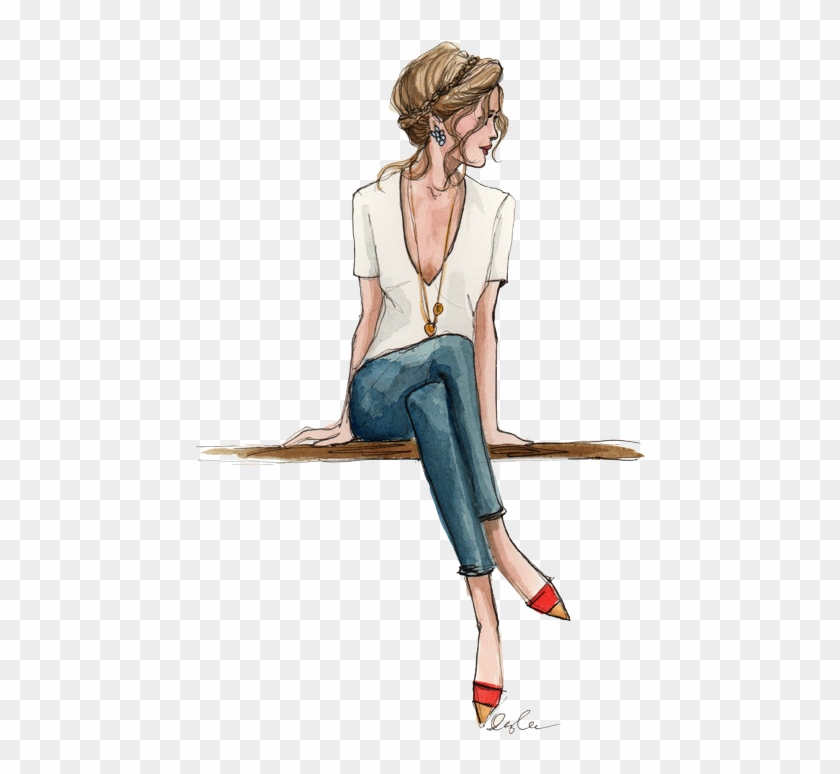 Resultado De Imagen Para Photos Tumblr Hipster Photos - Fashion Sketches Sit Clipart