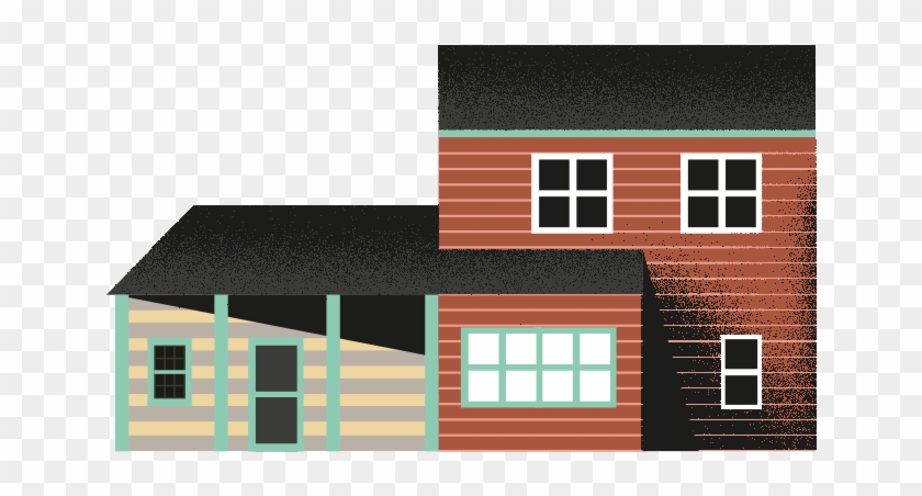 Locust Grove, 1790, Kentucky - House Clipart