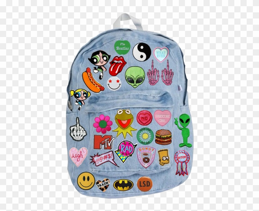 Food Hipster The Beatles Fuck You Bitch Bag Blue Ugh Diy School