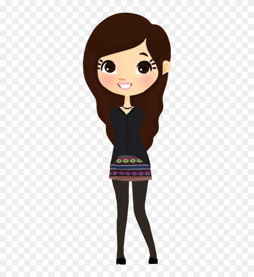 Chica Hipster Tumblr Png - Demi Lovato Cartoons Clipart #1449079