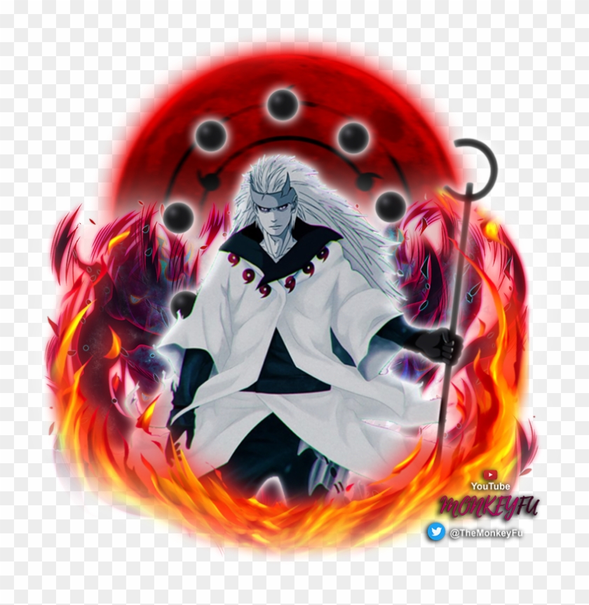 Fluff6 Star Sage Of Six Paths Madara Fan-art - Naruto Blazing Madara Six Paths Clipart #1449675