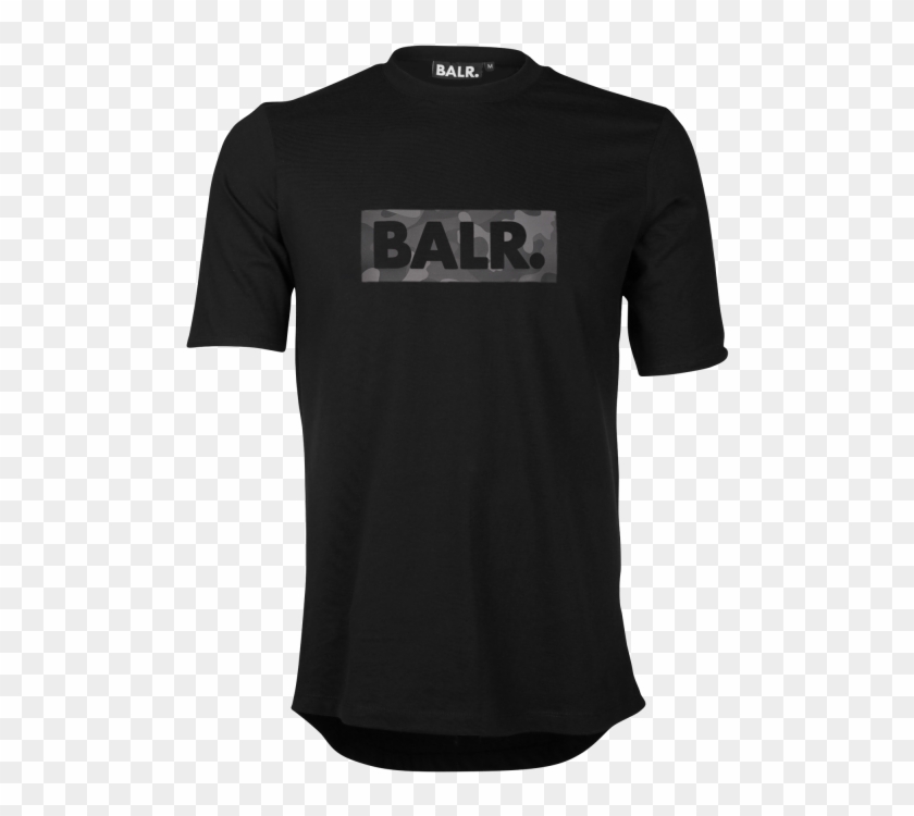 Club T-shirt Camo Black Front - Active Shirt Clipart