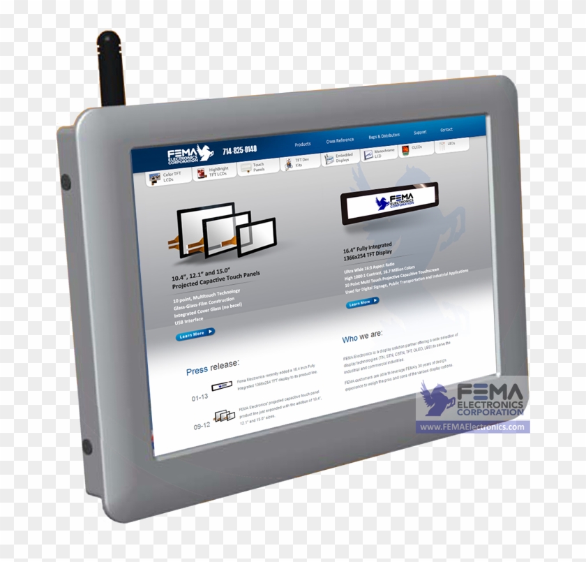 Embedded Displays - Flat Panel Display Clipart