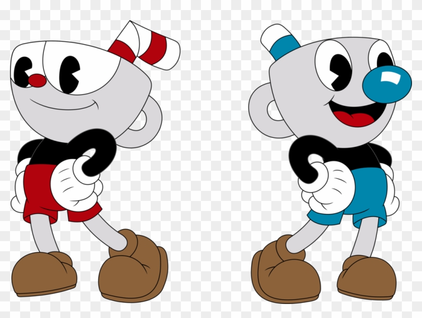 Cuphead Png - Cuphead And Mugman Png Clipart